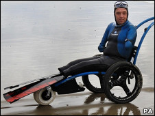 Француз без рук и ног переплыл Ла-Манш